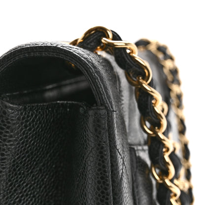 Chanel Caviar Quilted Jumbo Double Flap Black 15 of 15