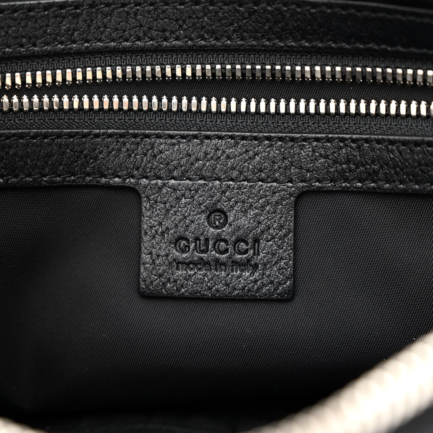 Gucci Econyl Nylon Monogram Off The Grid Belt Bag Black 7 of 12