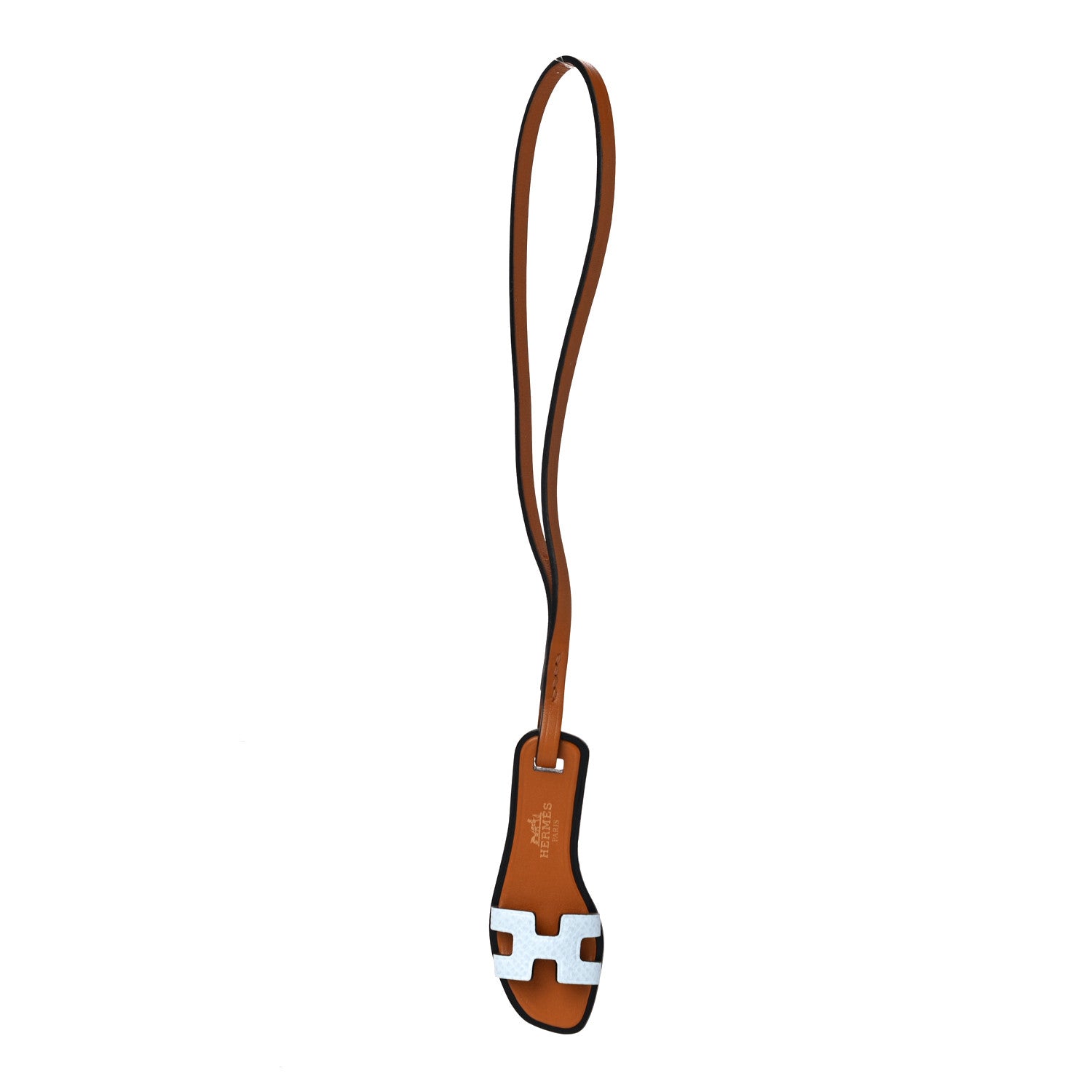 Hermes Epsom Butler Calfskin Hunter Oran Nano Bag Charm Bleu Brume 1 of 5