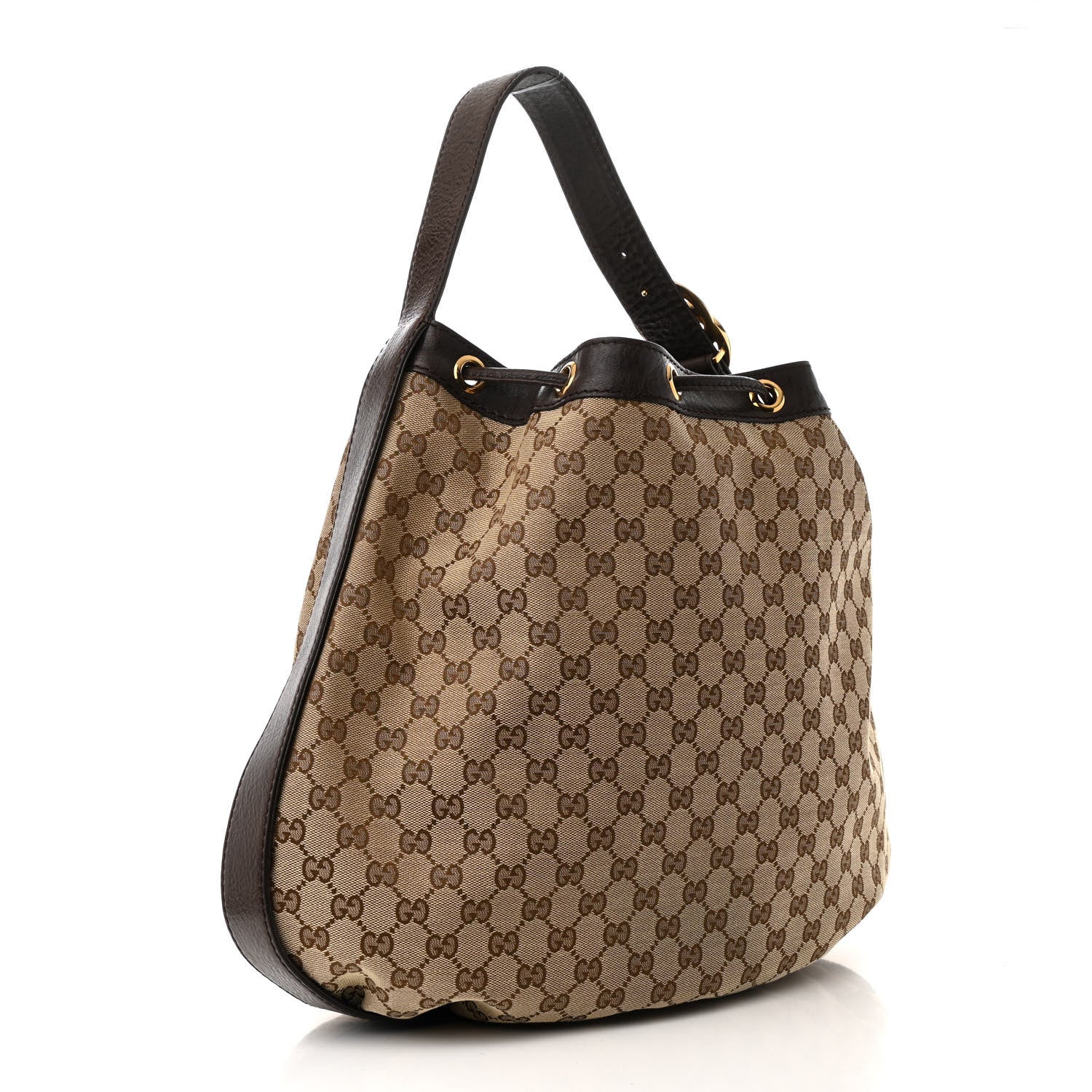 Gucci Monogram Medium Interlocking Icon Shoulder Bag Dark Brown 3 of 13