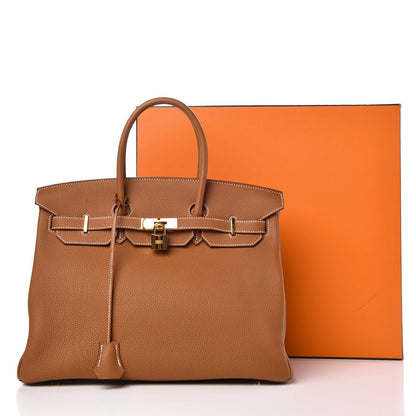 Hermes Togo Birkin 35 Gold 37 of 37