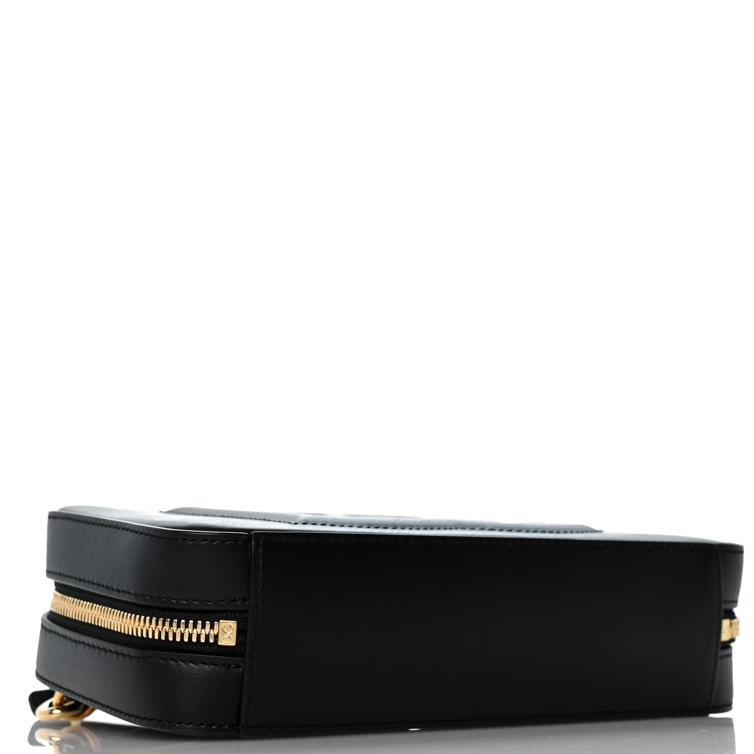 Dolce & Gabbana Calfskin Small DG Logo Camera Crossbody Bag Black 3 of 10