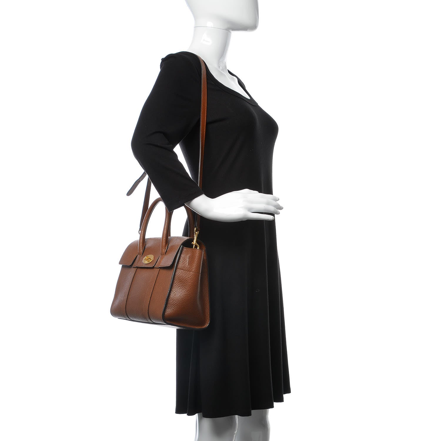 Mulberry Classic Grain Small New Bayswater Oak 2 of 7