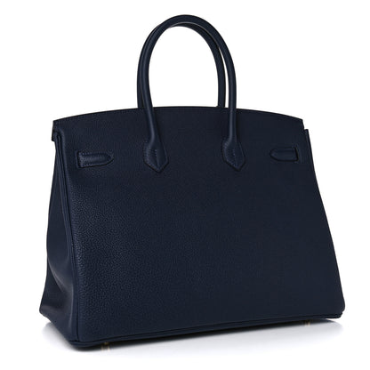 Hermes Togo Birkin 35 Bleu Nuit 2 of 14