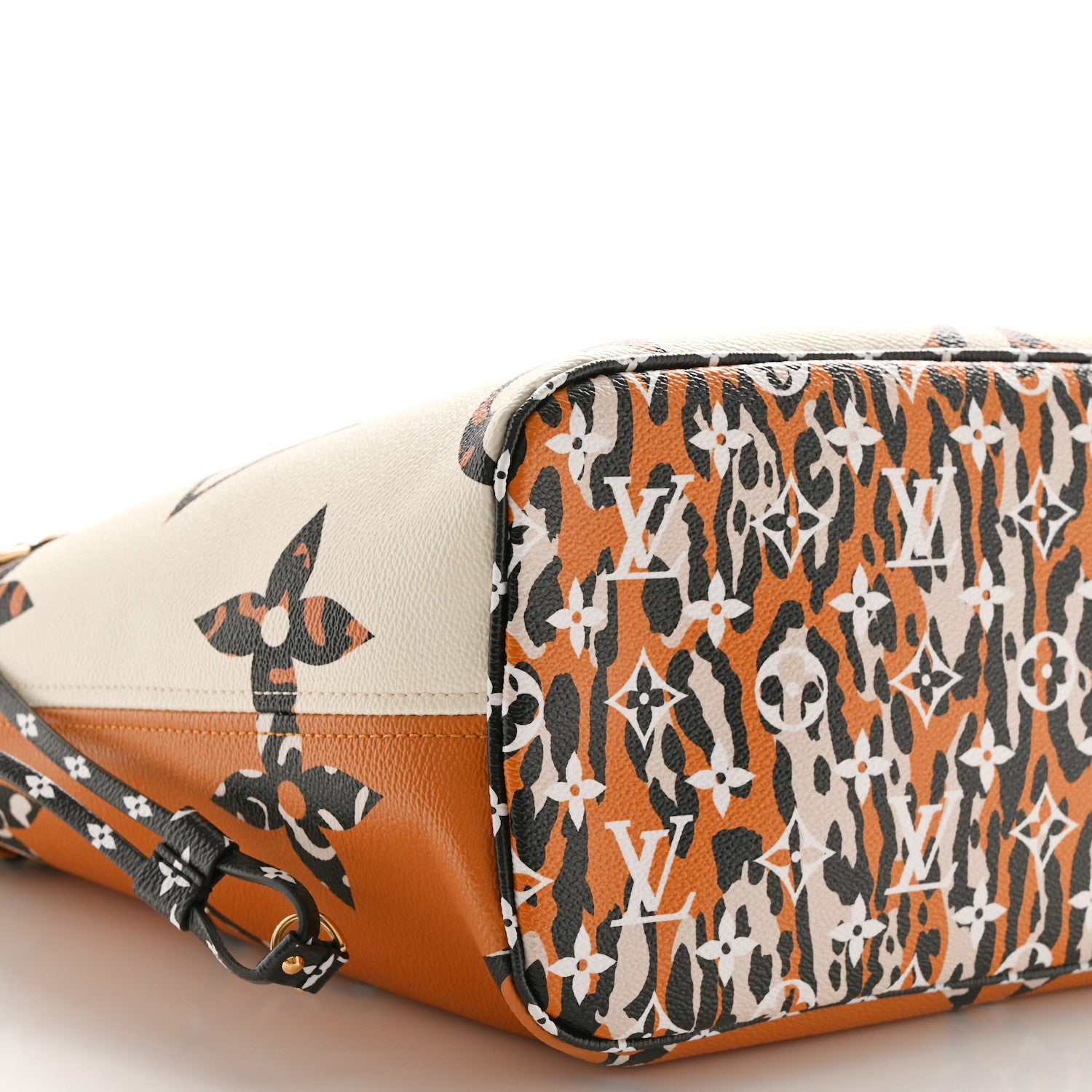 Louis Vuitton Monogram Giant Jungle Neverfull MM Ivory 10 of 11