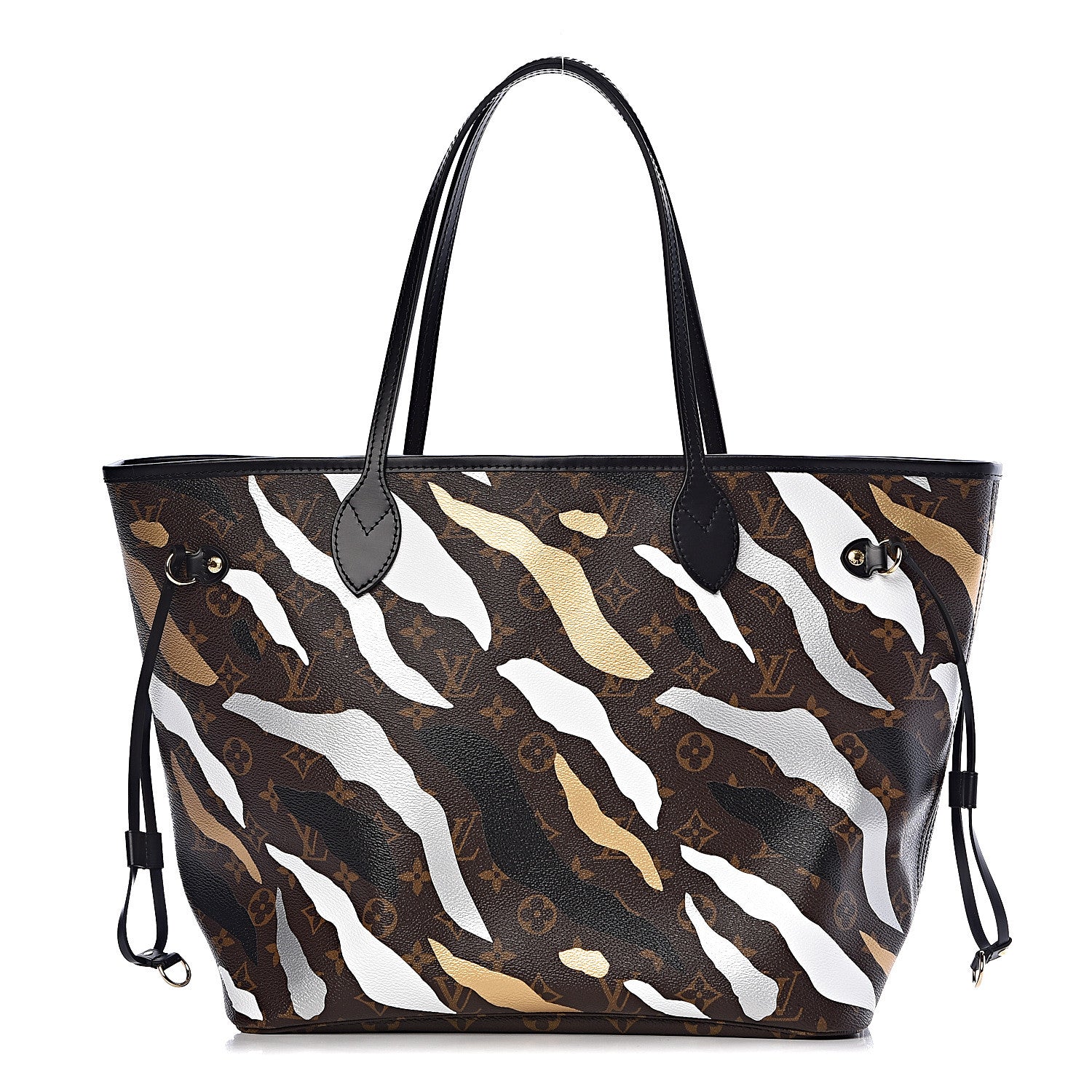 Louis Vuitton X LOL Monogram Neverfull MM Gold Silver 1 of 11