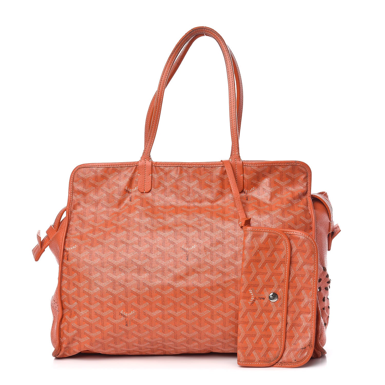 Goyard Goyardine Sac Hardy Pet Carrier PM Orange 1 of 36