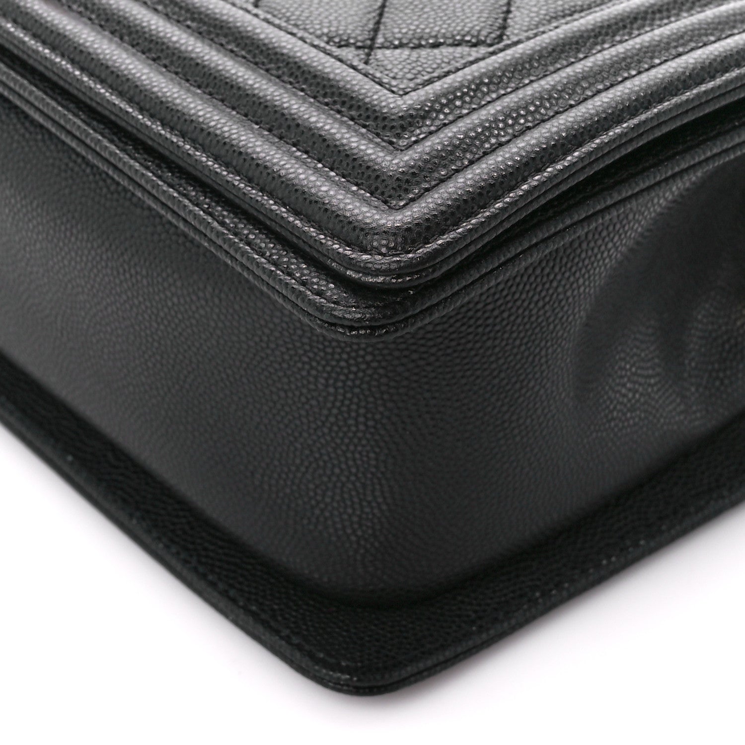 Chanel Caviar Quilted Medium Boy Flap Black 10 of 10