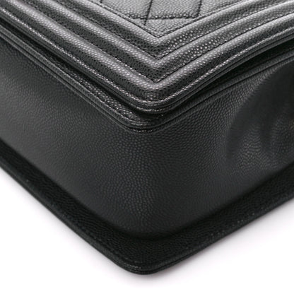 Chanel Caviar Quilted Medium Boy Flap Black 10 of 10