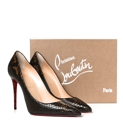 Christian Louboutin Calf Amazonia So Kate 100 Pumps 39 Dark Brown 11 of 11
