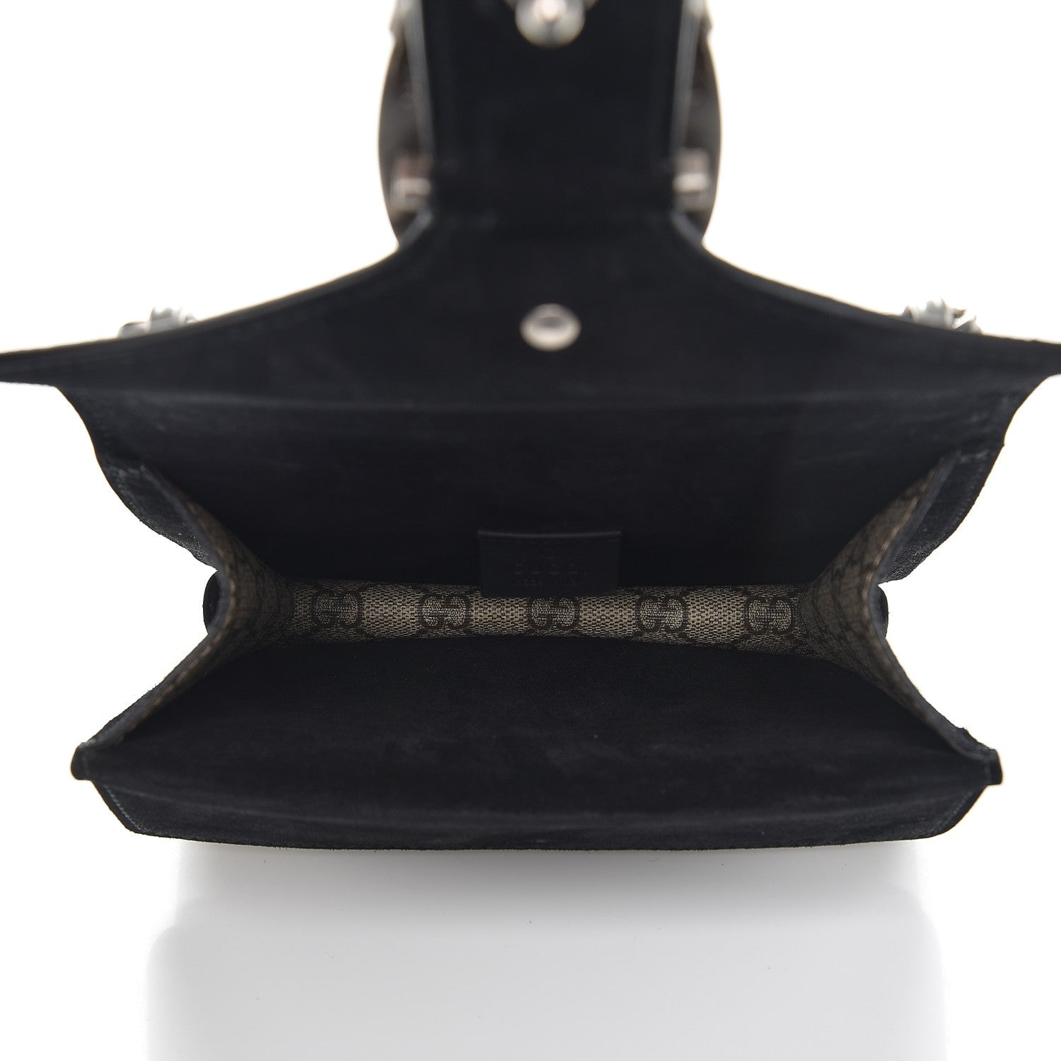 Gucci GG Supreme Monogram Mini Dionysus Shoulder Bag Black 6 of 8