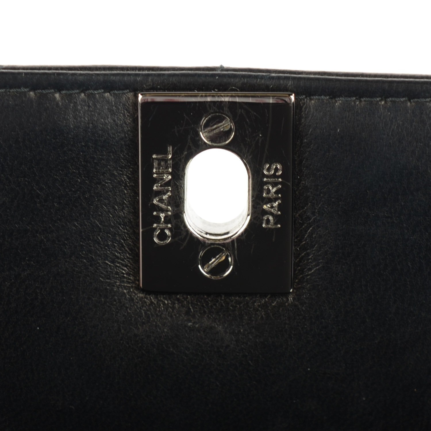 Chanel Lambskin Quilted East West Chocolate Bar Flap Black 9 of 9