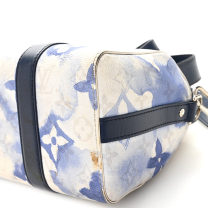 Louis Vuitton Monogram Watercolor Keepall XS Blue 10 of 12