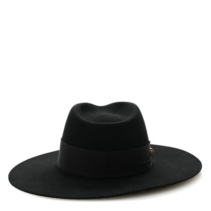 Hermes Rabbit Felt Farrah Pop H Hat 57 Black 5 of 9