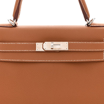 Hermes Togo Kelly Retourne 28 Gold 8 of 11