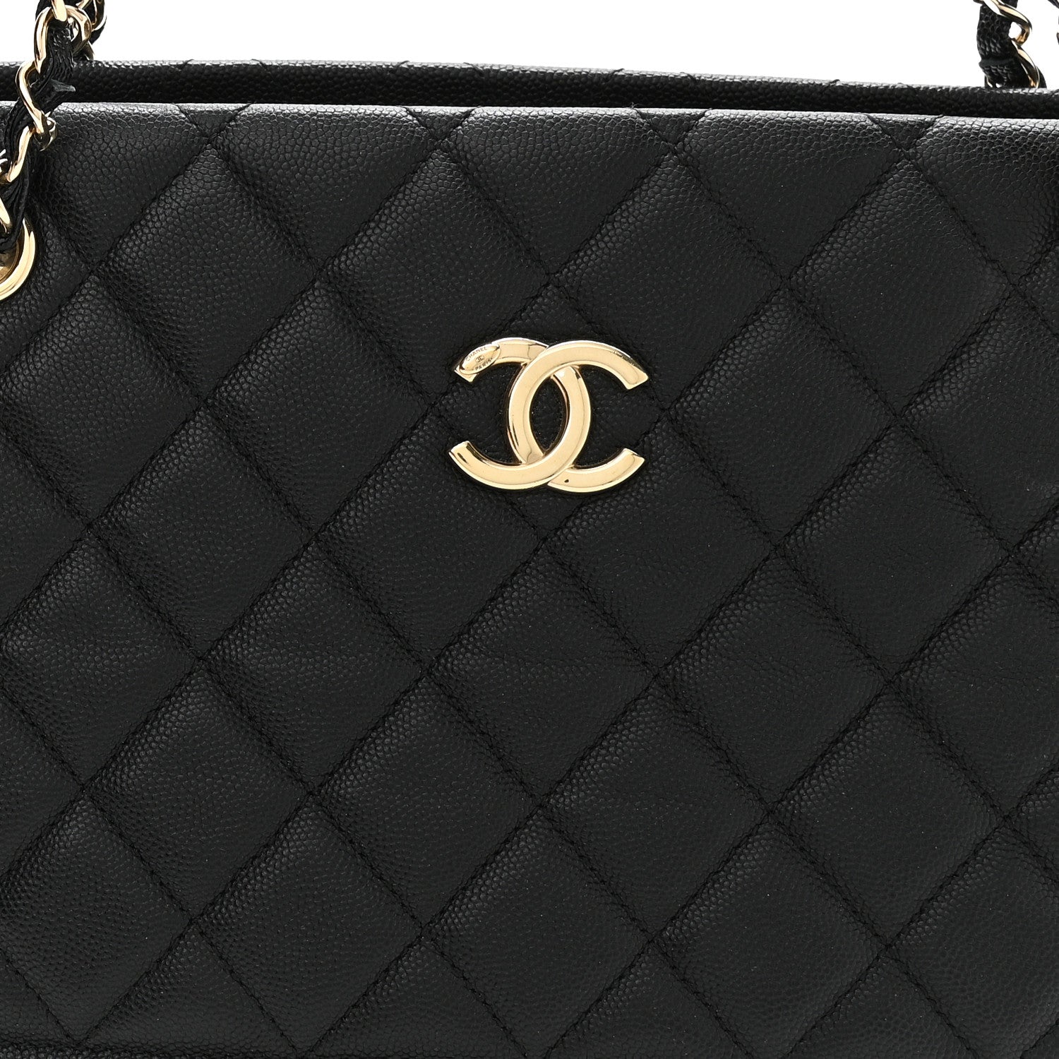 Chanel Caviar Quilted Rolled Up Tote Black 8 of 11