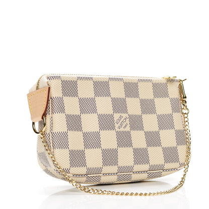 Louis Vuitton Damier Azur Mini Pochette Accessories 3 of 7