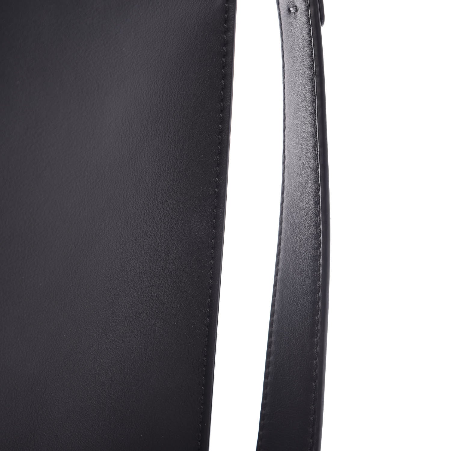 Fendi Vitello Grace FF 1974 Embossed Large Peekaboo Iconic Fit Satchel Black 13 of 15