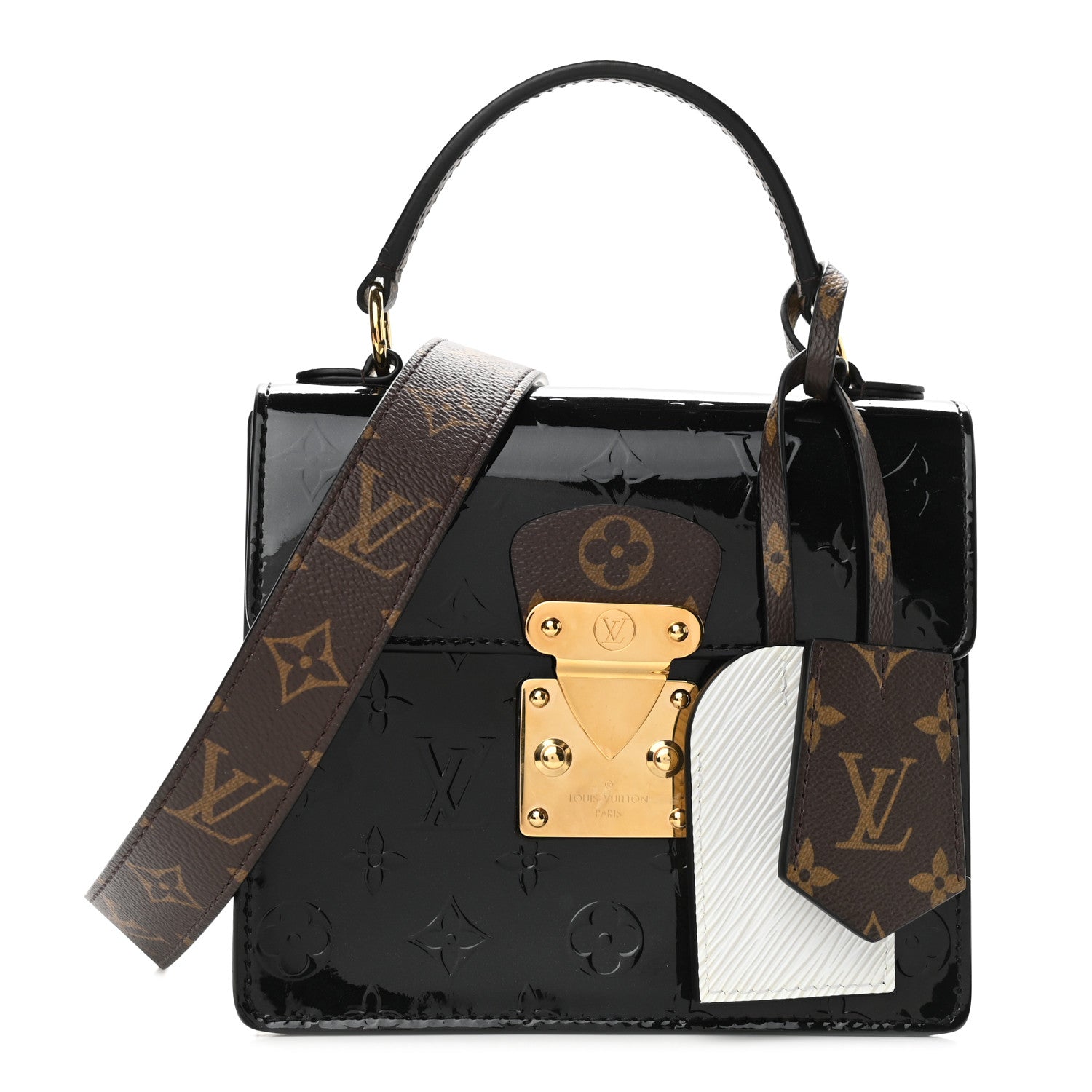 Louis Vuitton Vernis Epi Monogram Spring Street Black 1 of 8