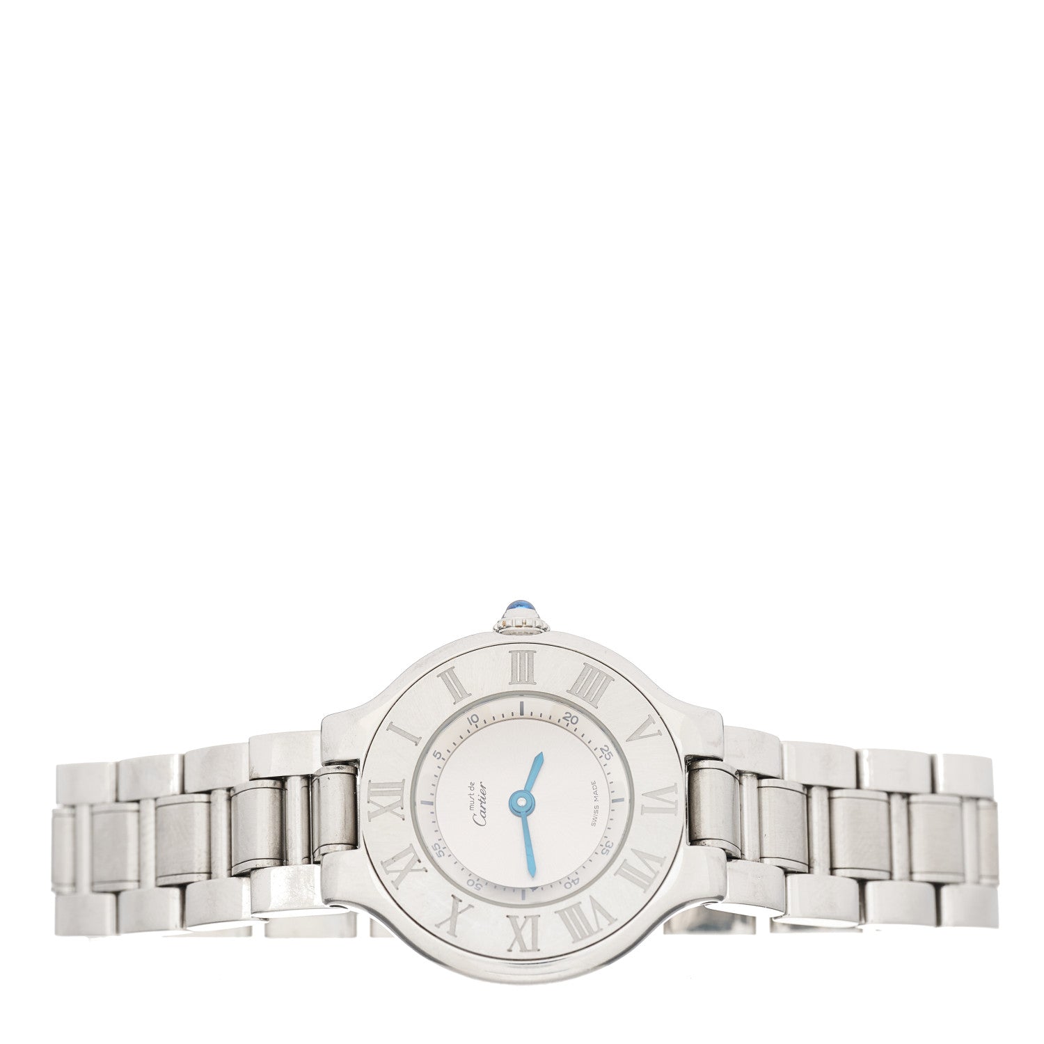 Cartier Stainless Steel 28mm Must De 21 Quartz Watch 2 of 4