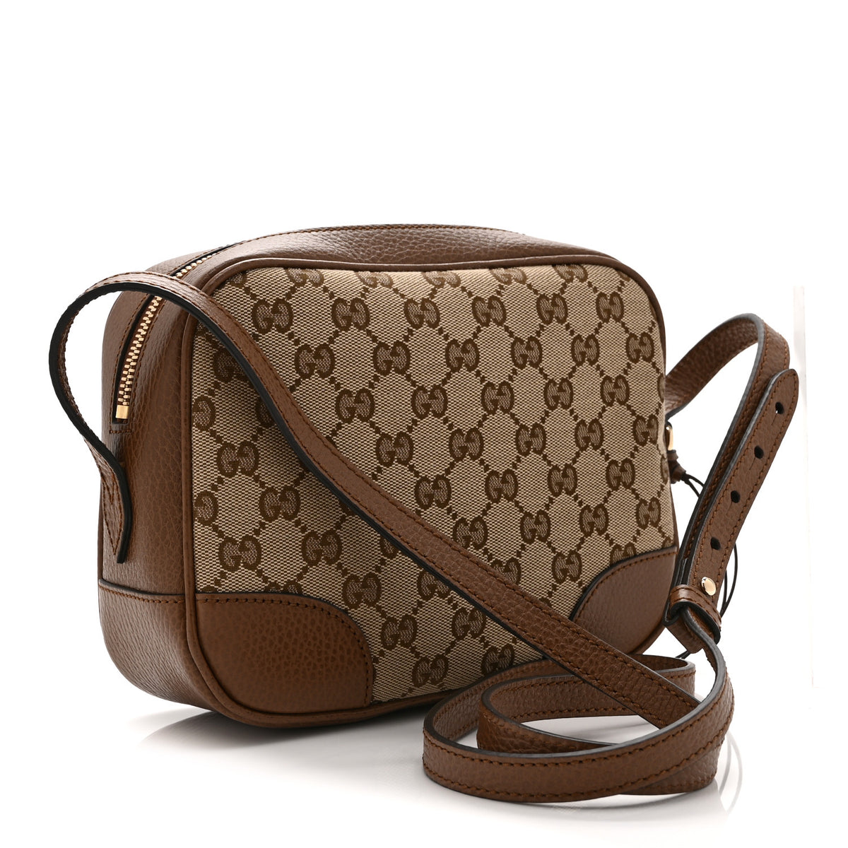 Monogram Mini Bree Messenger Bag Beige Tabacco
