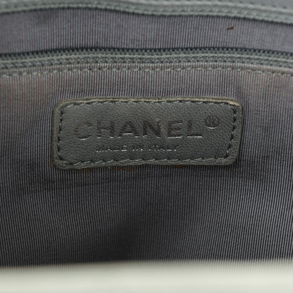 Chanel Caviar Quilted Grand Shopping Tote GST Light Grey 6 of 7