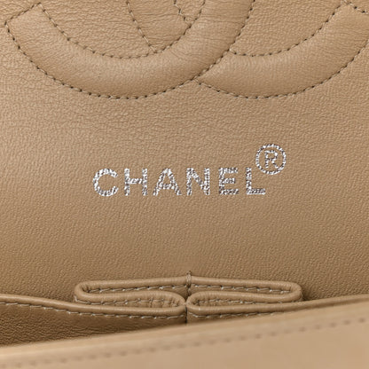 Chanel Lambskin Quilted Medium Double Flap Beige 5 of 10