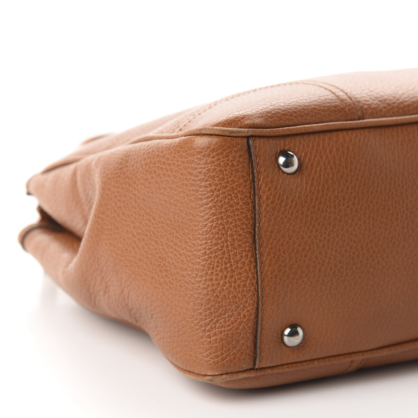Calfskin Medium Princy Tote Cognac