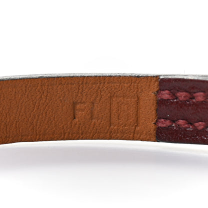Hermes Tadelakt Micro Rivale Bracelet XS Rouge H 5 of 6