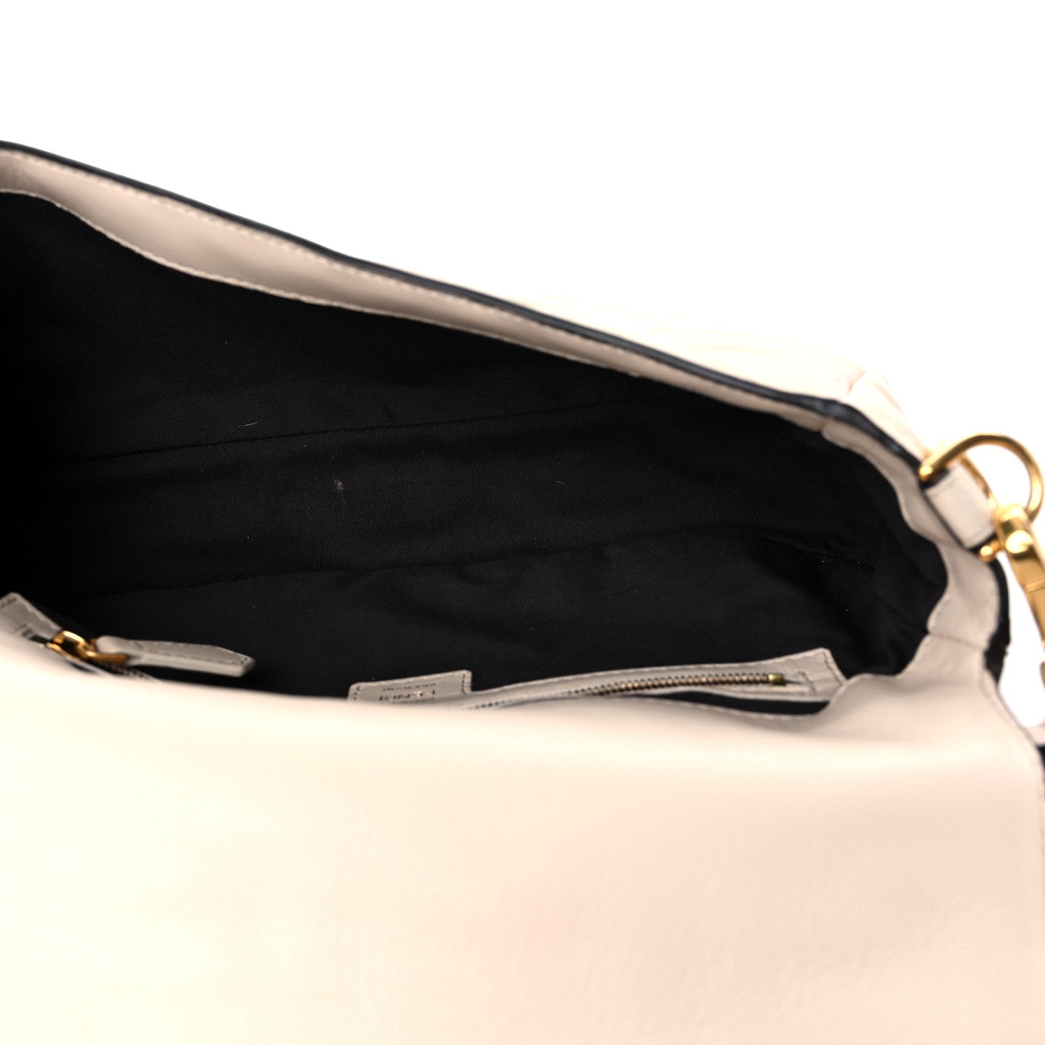 Fendi Nappa FF 1974 Embossed Baguette Camelia 5 of 13