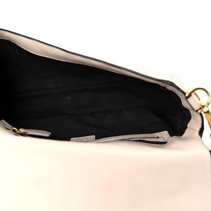 Fendi Nappa FF 1974 Embossed Baguette Camelia 5 of 13