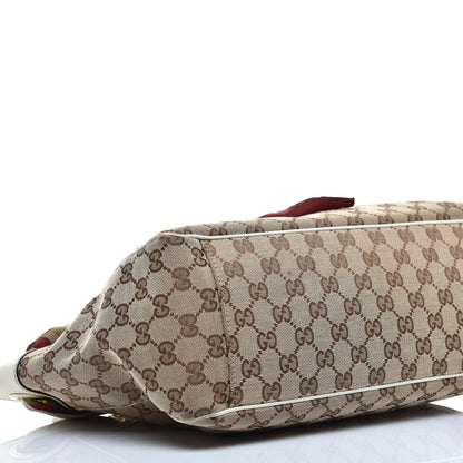 Gucci Monogram Medium Positano Tote Off White 8 of 10