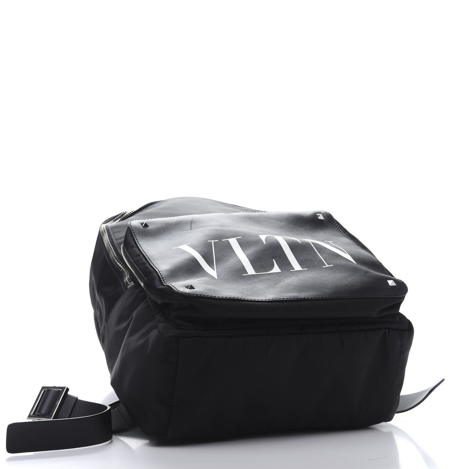 Valentino Garavani Nylon VLTN Rockstud Backpack Black 4 of 10