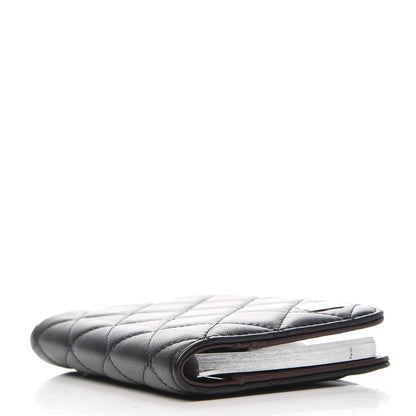 Chanel Lambskin Quilted Small Agenda Cover Black 4 of 8
