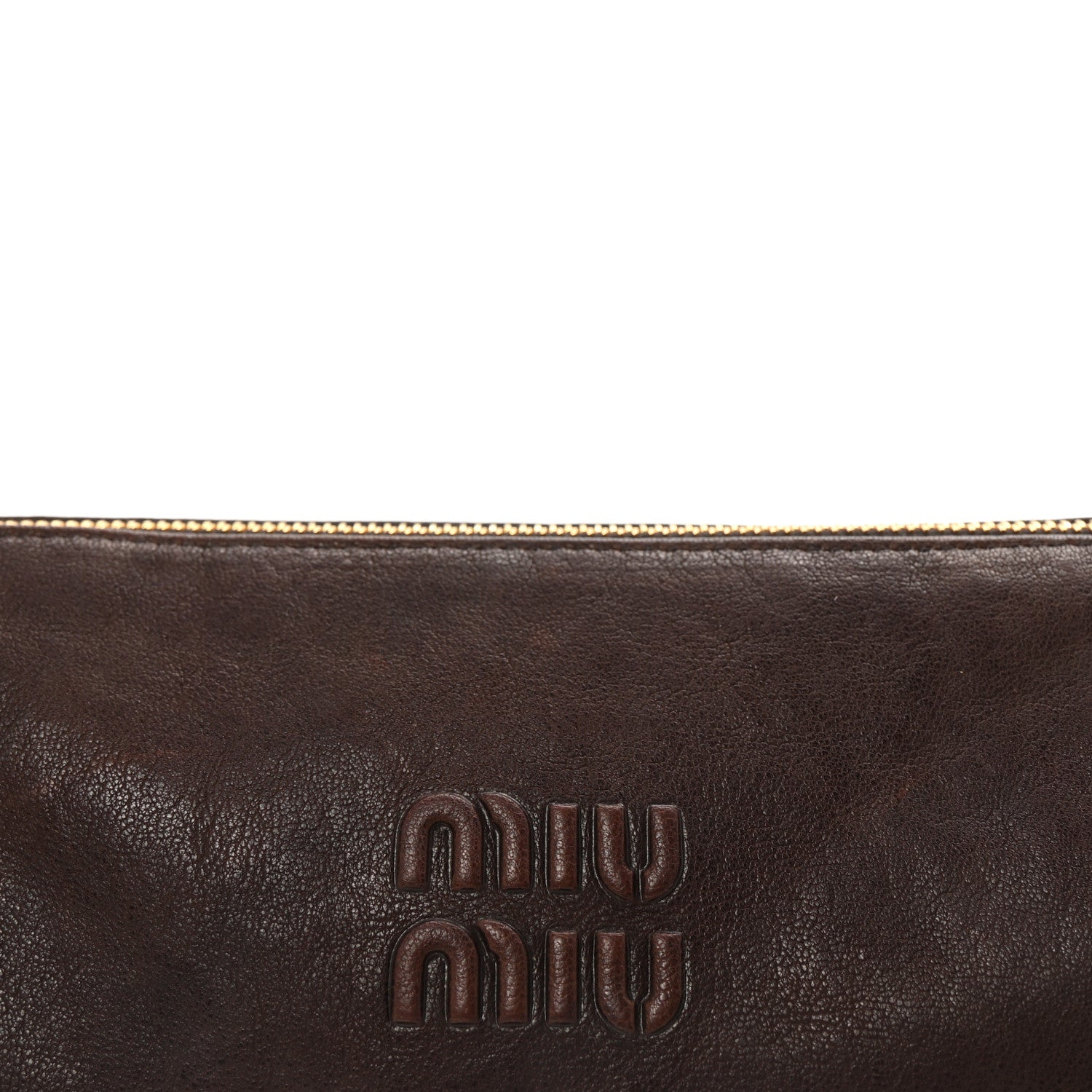 Miu Miu Nappa Aviator Mini Pouch Radica 8 of 10