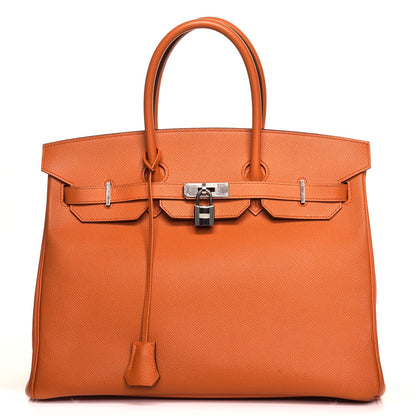 Hermes Epsom Birkin 35 Orange 1 of 28