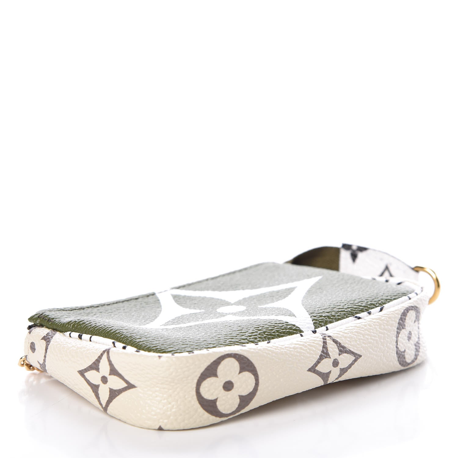Louis Vuitton Monogram Giant Micro Pochette Accessories Kaki White 4 of 7