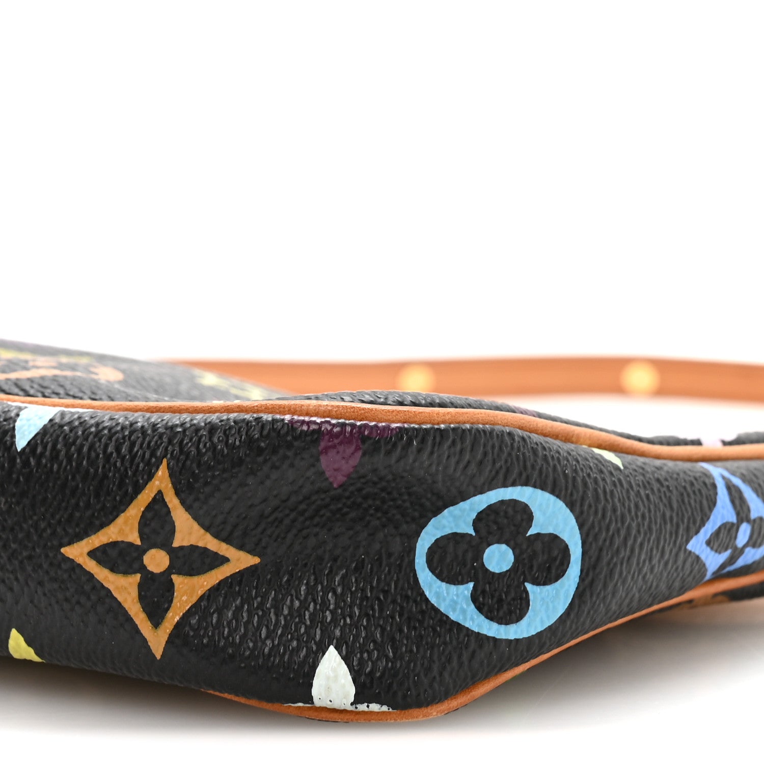 Louis Vuitton Monogram Multicolor Pochette Accessories Black 10 of 10