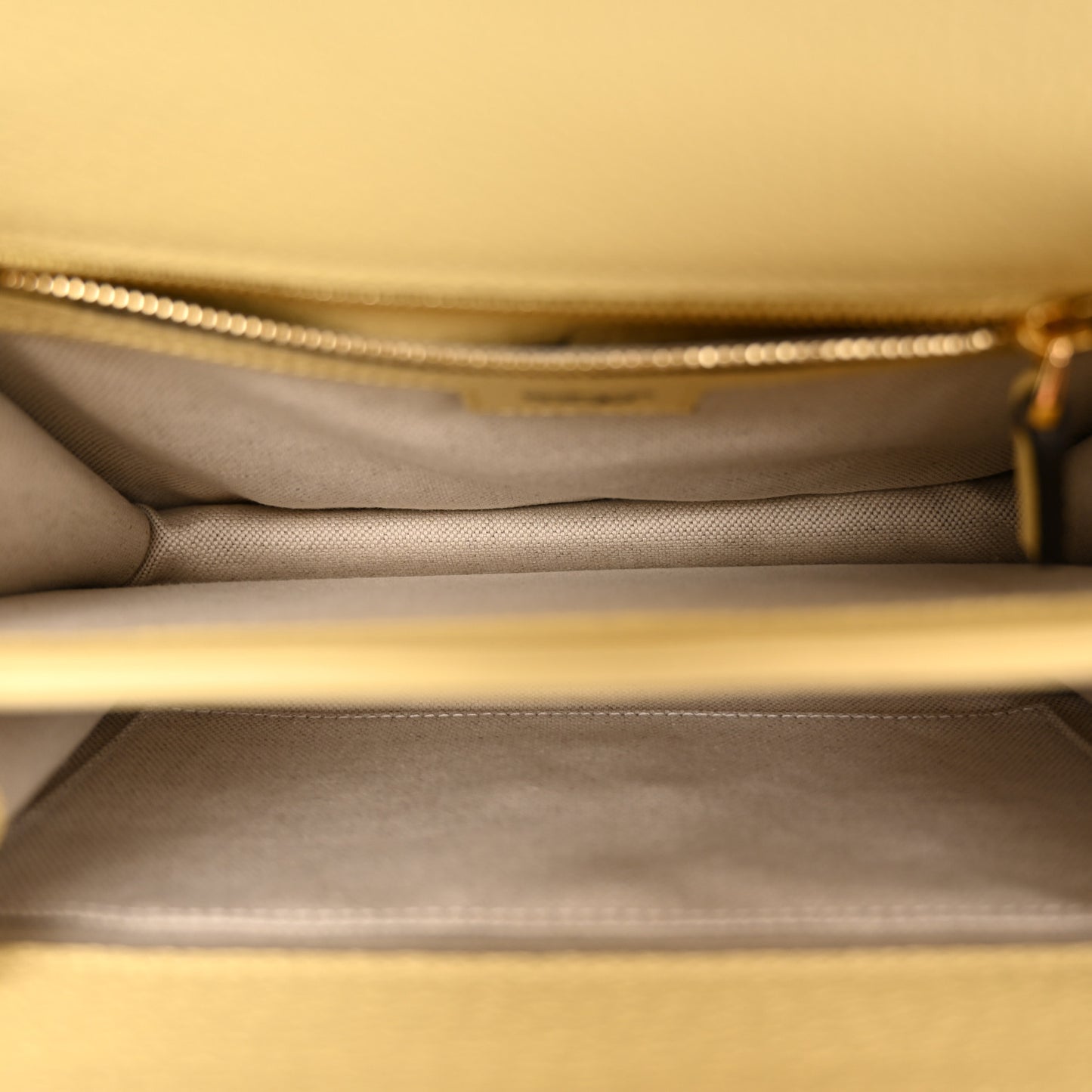 Monogram Jumbo GG Textured Dollar Calfskin Mini Ophidia Padlock Top Handle Shoulder Bag Camel Banana