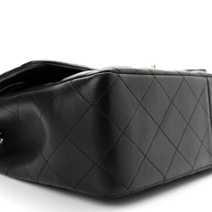 Chanel Lambskin Quilted Jumbo Double Flap Black 9 of 10