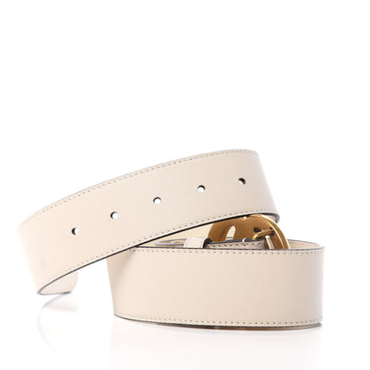 Gucci Calfskin Double G 40mm Belt 70 28 Mystic White 6 of 6