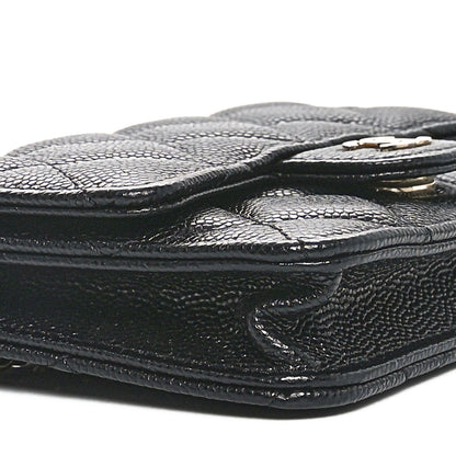 Chanel Caviar Quilted Mini Chain Bag Black 10 of 11