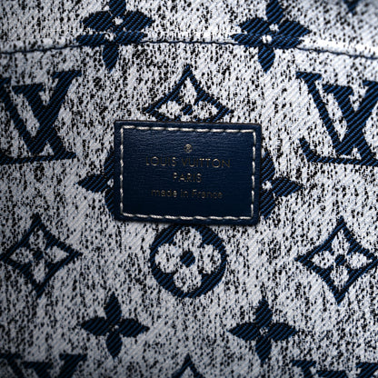 Louis Vuitton Monogram Jacquard Denim Onthego MM Bleu 6 of 8