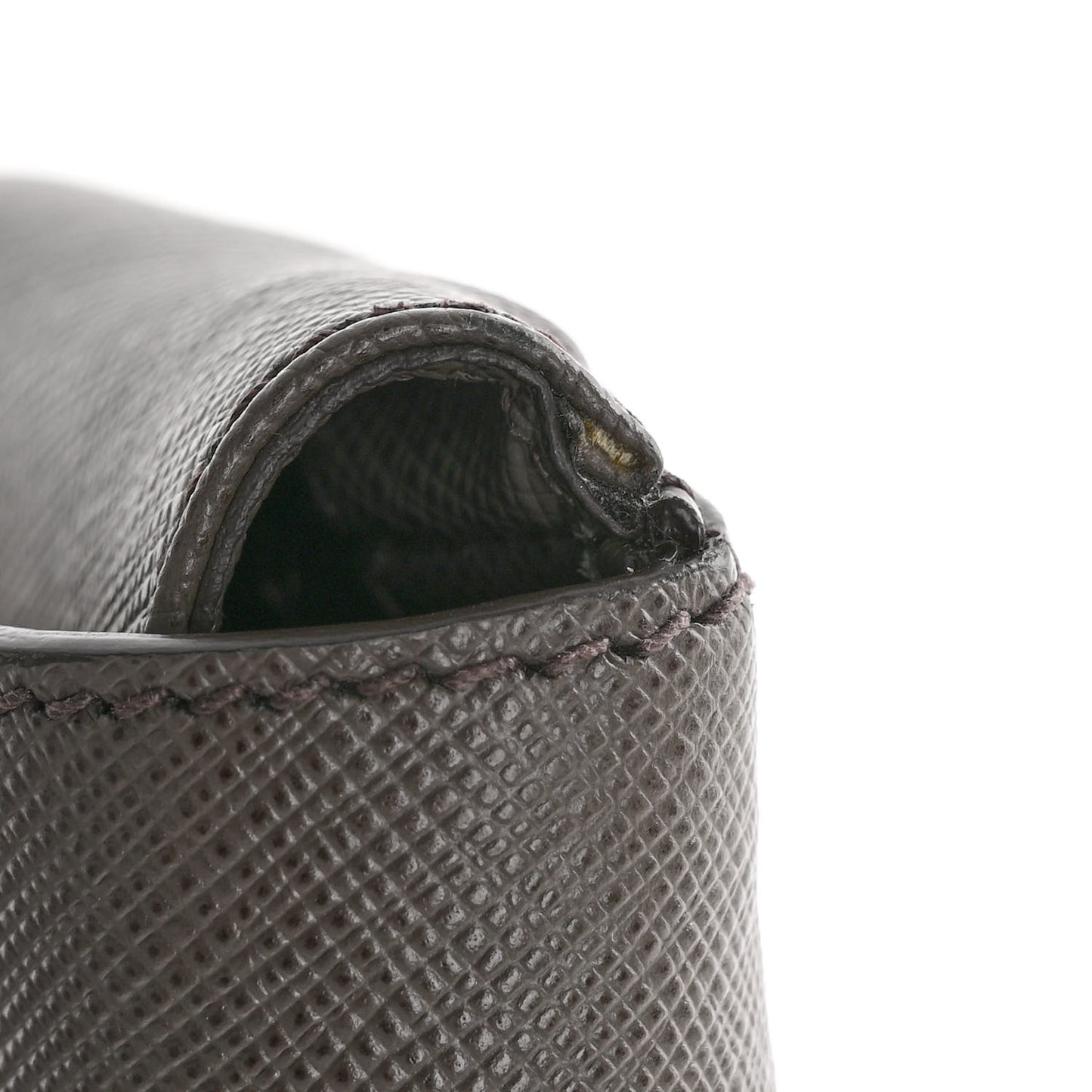 Saffiano Clutch Pouch Grey