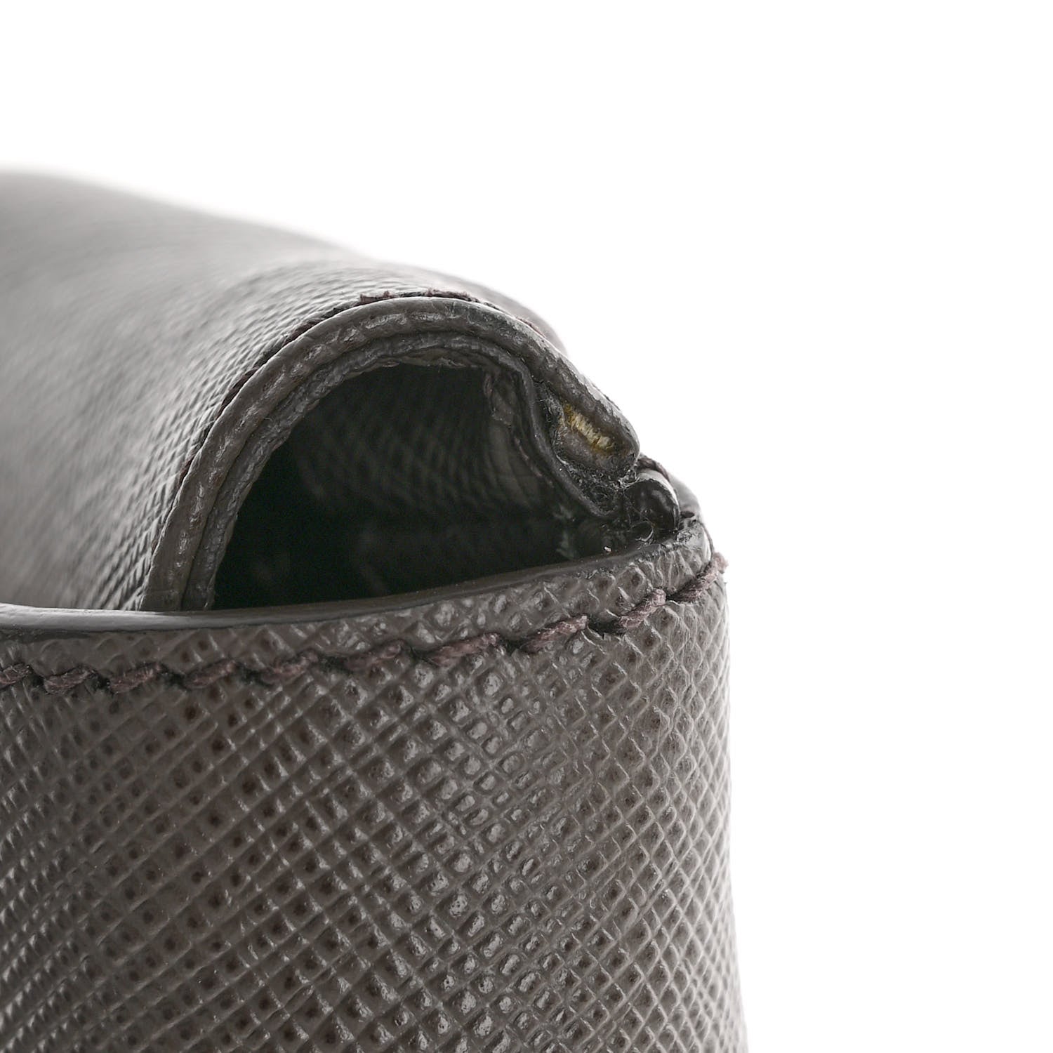 Prada Saffiano Clutch Pouch Grey 13 of 14