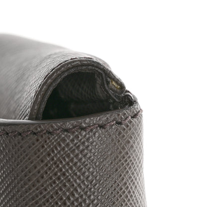 Prada Saffiano Clutch Pouch Grey 13 of 14