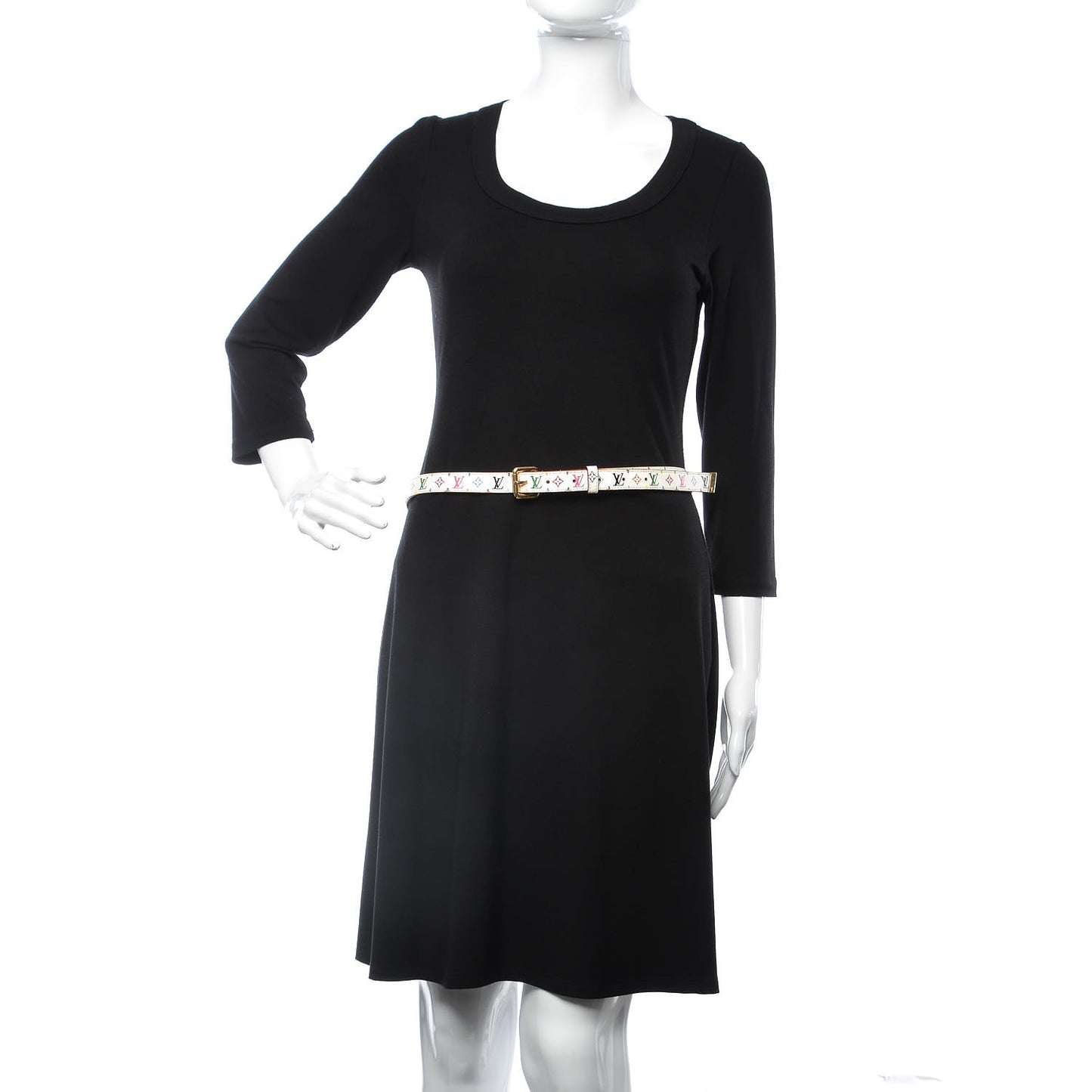 Monogram Multicolor Belt 90 36 White