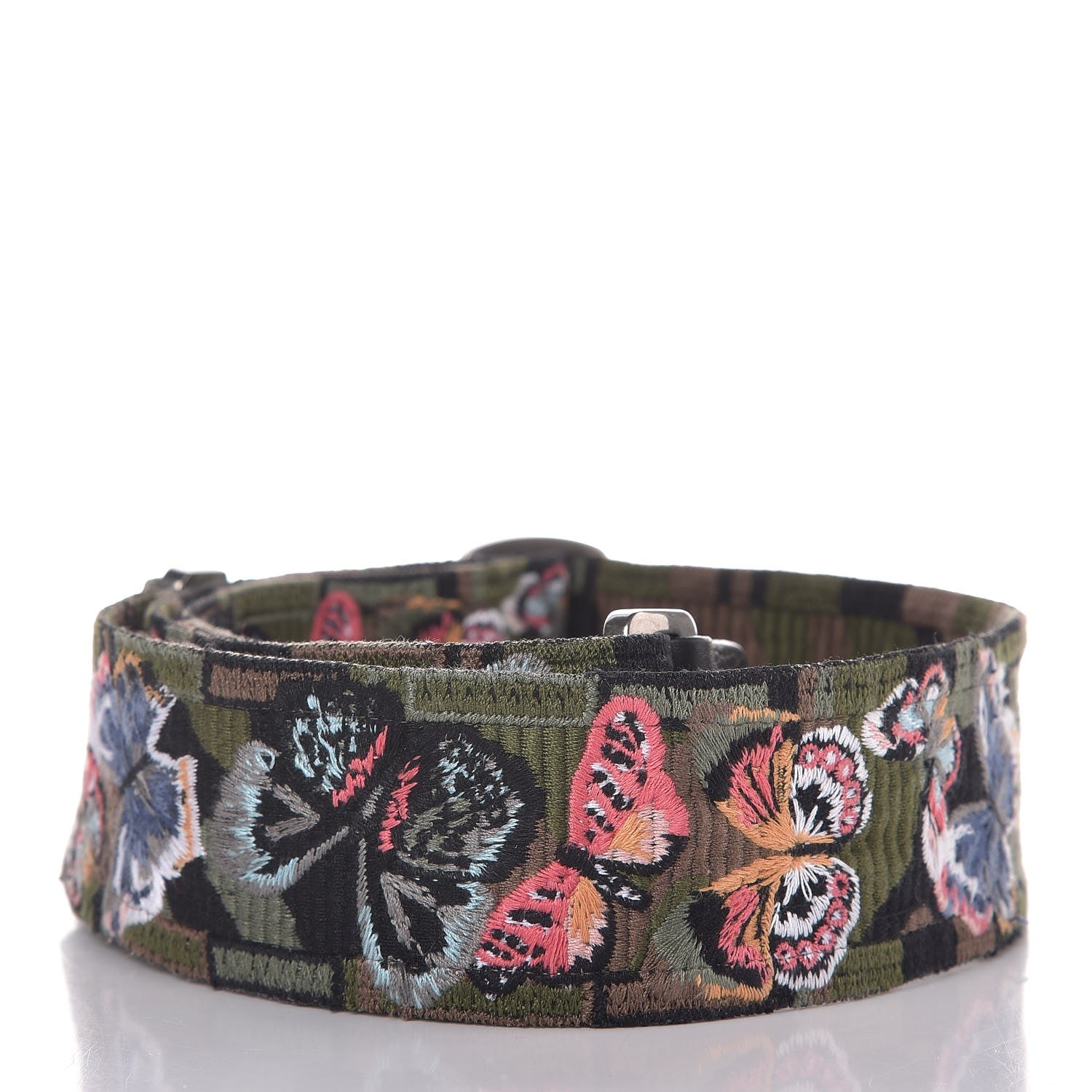 Valentino Garavani Canvas Camubutterfly Rockstud Guitar Strap Multicolor 2 of 4