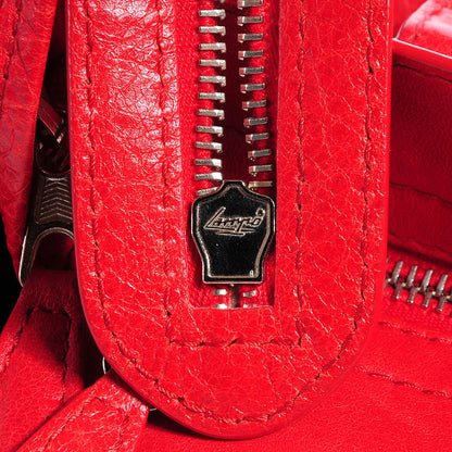 Balenciaga Agneau Giant 12 Silver Hardware City Coquelicot 12 of 13