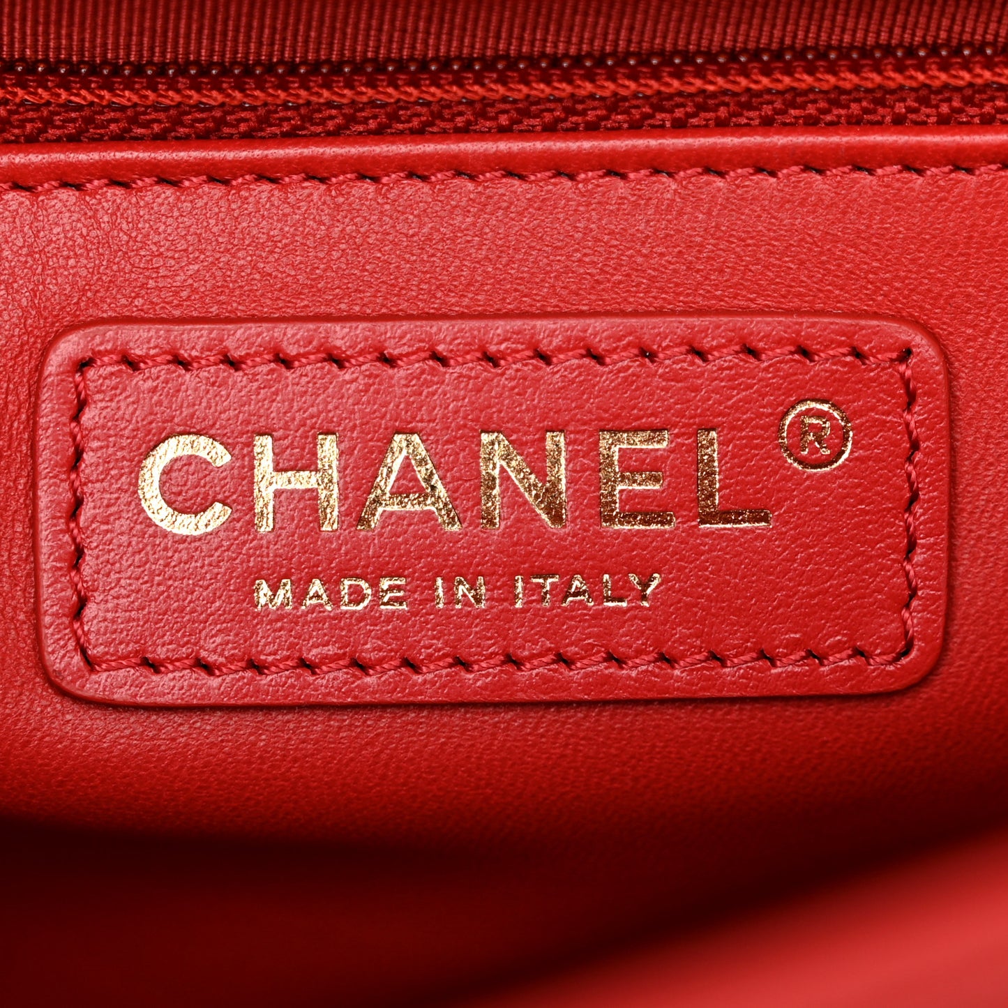 Lambskin Quilted Easy Carry Flap Red